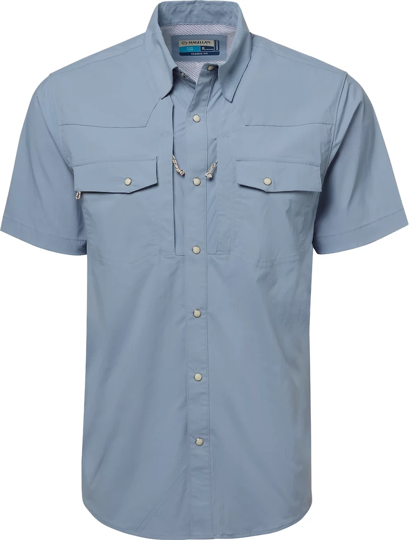 Magellan Men's Pecos River Solid Short Sleeve Shirt