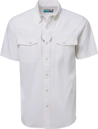 Magellan Men's Pecos River Solid Short Sleeve Shirt