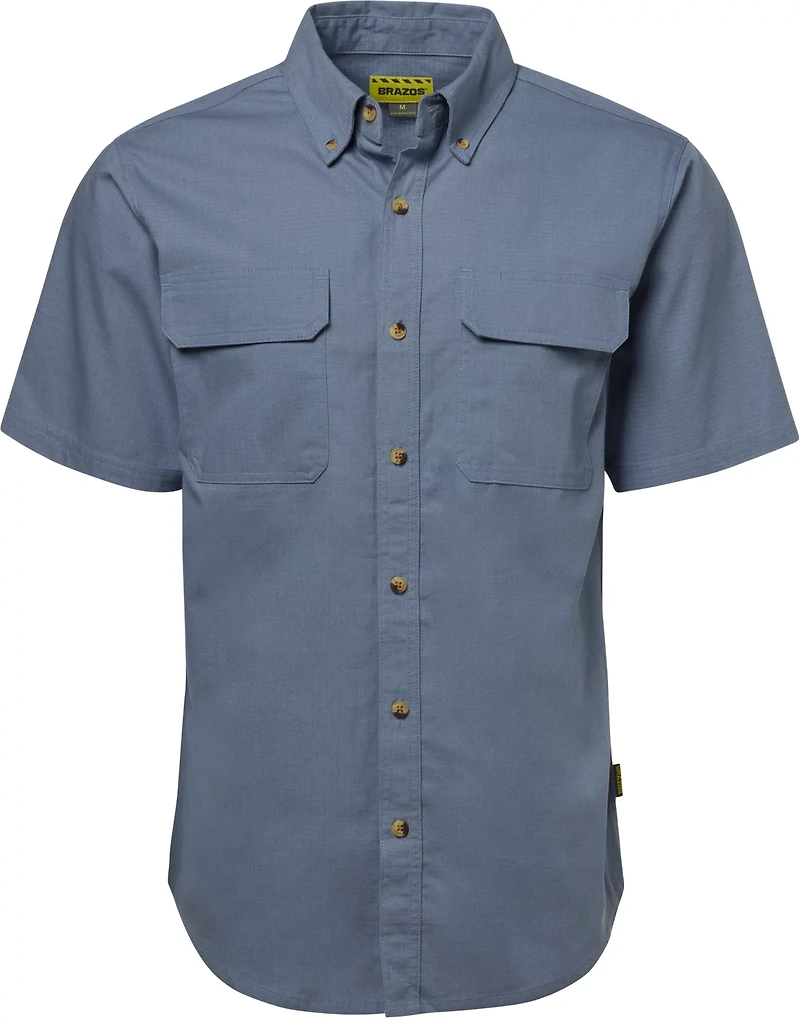 Brazos Men's Contractor Ripstop Button Down Shirt