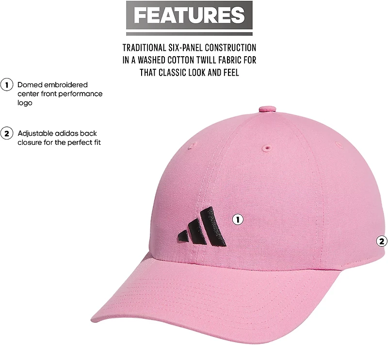 Adidas Men's Soccer Relaxed-Fit Strapback Hat