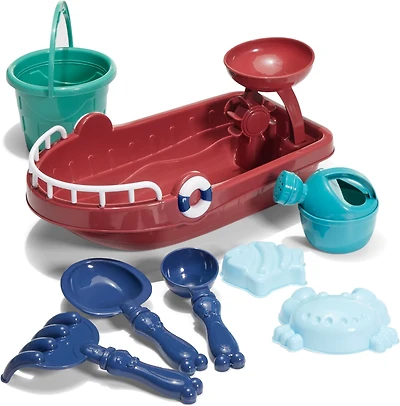 O'Rageous Boat 10-Piece Beach Toy Set