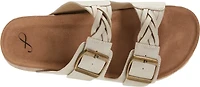 Freely Women's Double Buckle Weave Strap Sandals