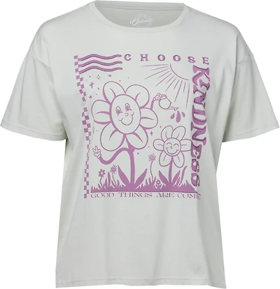 Live Outside the Limits Women's Choose Kindness Oversized Graphic T-shirt