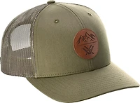 Vortex Men's Three Peaks Leather Patch Cap