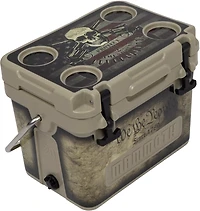 Mammoth Cruiser 20 17 qt 2nd Amendment & US Flag Decal Hard Cooler
