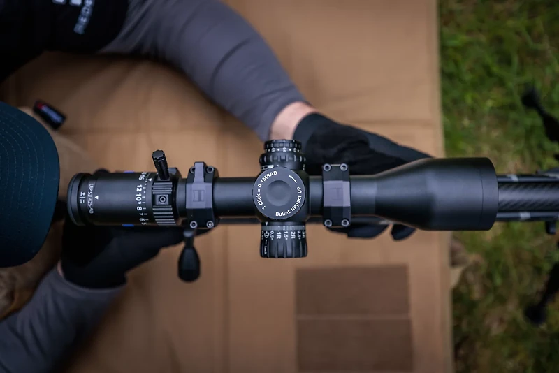 Zeiss LRP S3 4-25 x 50 First Focal Plane MRAD Riflescope with Illuminated Reticle