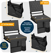 Alpcour Reclining Wide Stadium Seat