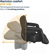 Alpcour Premium Reclining Wide Stadium Seat