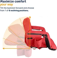 Alpcour Premium Reclining Extra Wide Stadium Seat