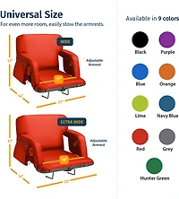 Alpcour Premium Reclining Extra Wide Stadium Seat