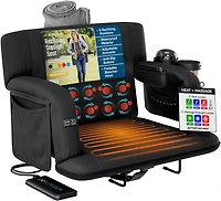 Alpcour Premium Reclining Heated Massage Extra Wide Stadium Seat