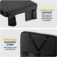 Alpcour Portable Extra Thick Heated Stadium Seat Cushion