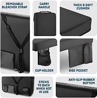 Alpcour Portable Extra Thick Heated Stadium Seat Cushion