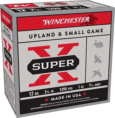 Winchester Super-X Lead Shot Dove & Game Load 12 Gauge Shotshells