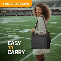 Alpcour Folding Reclining Heated Massage Extra Large Stadium Seat