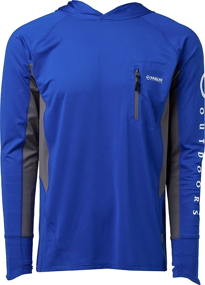 Magellan Outdoors Men's Fish Gear Angler Long Sleeve Hoodie