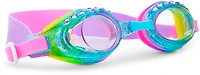 Aqua2ude Girls' Glitter Topstone Swim Goggles
