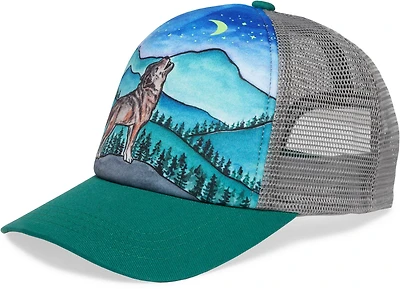 Sunday Afternoons Kids' Artist Series Lone Wolf Trucker Cap