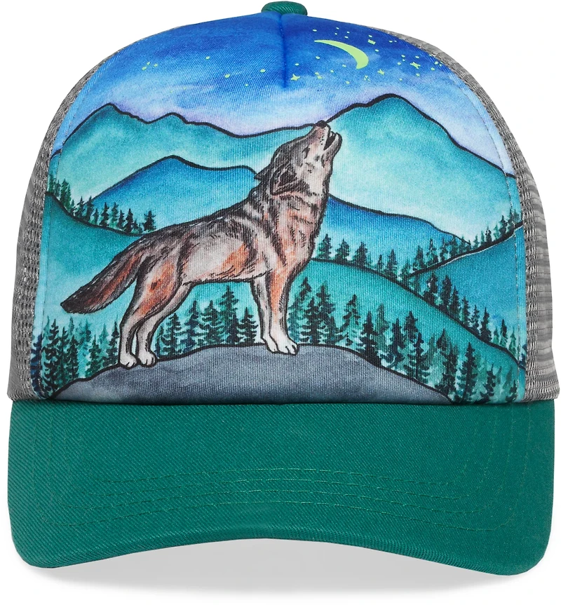 Sunday Afternoons Kids' Artist Series Lone Wolf Trucker Cap