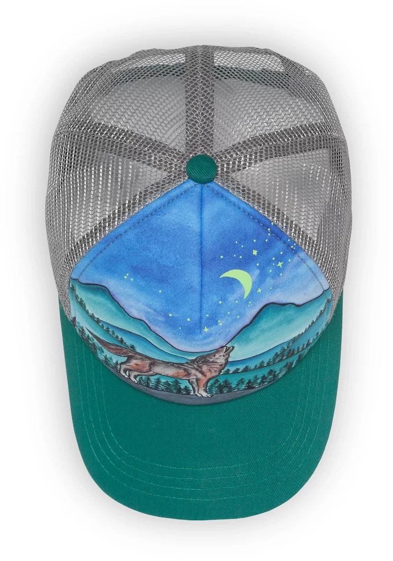 Sunday Afternoons Kids' Artist Series Lone Wolf Trucker Cap
