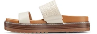 Freely Women's Double Strap Woven Upper Slides