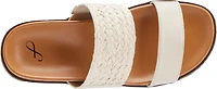 Freely Women's Double Strap Woven Upper Slides