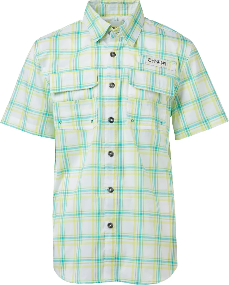 Magellan Outdoors Boys' FishGear Caddo Lake Short Sleeve Fishing Shirt