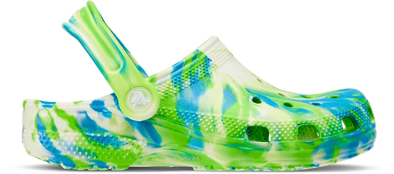Crocs Kids' Classic Glow Marbled Clogs