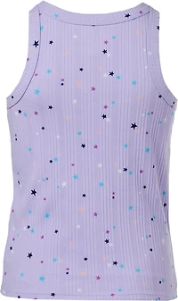BCG Girls' Printed Rib Tank Top