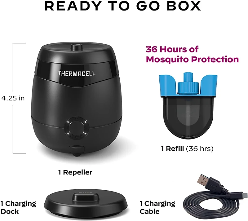 ThermaCELL E65X Rechargeable Mosquito Repeller