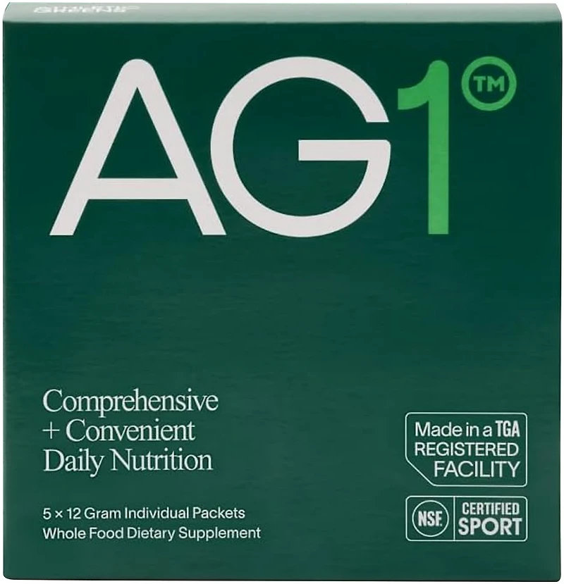 AG1 Unflavored Athletic Greens 5-Pack