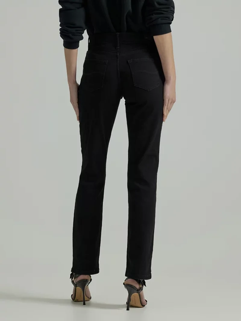 Lee Women's Ultra Lux Flex Motion Regular Fit Straight Leg Jeans