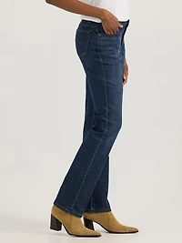 Lee Women's Stretch Relaxed Fit Straight Leg Jeans