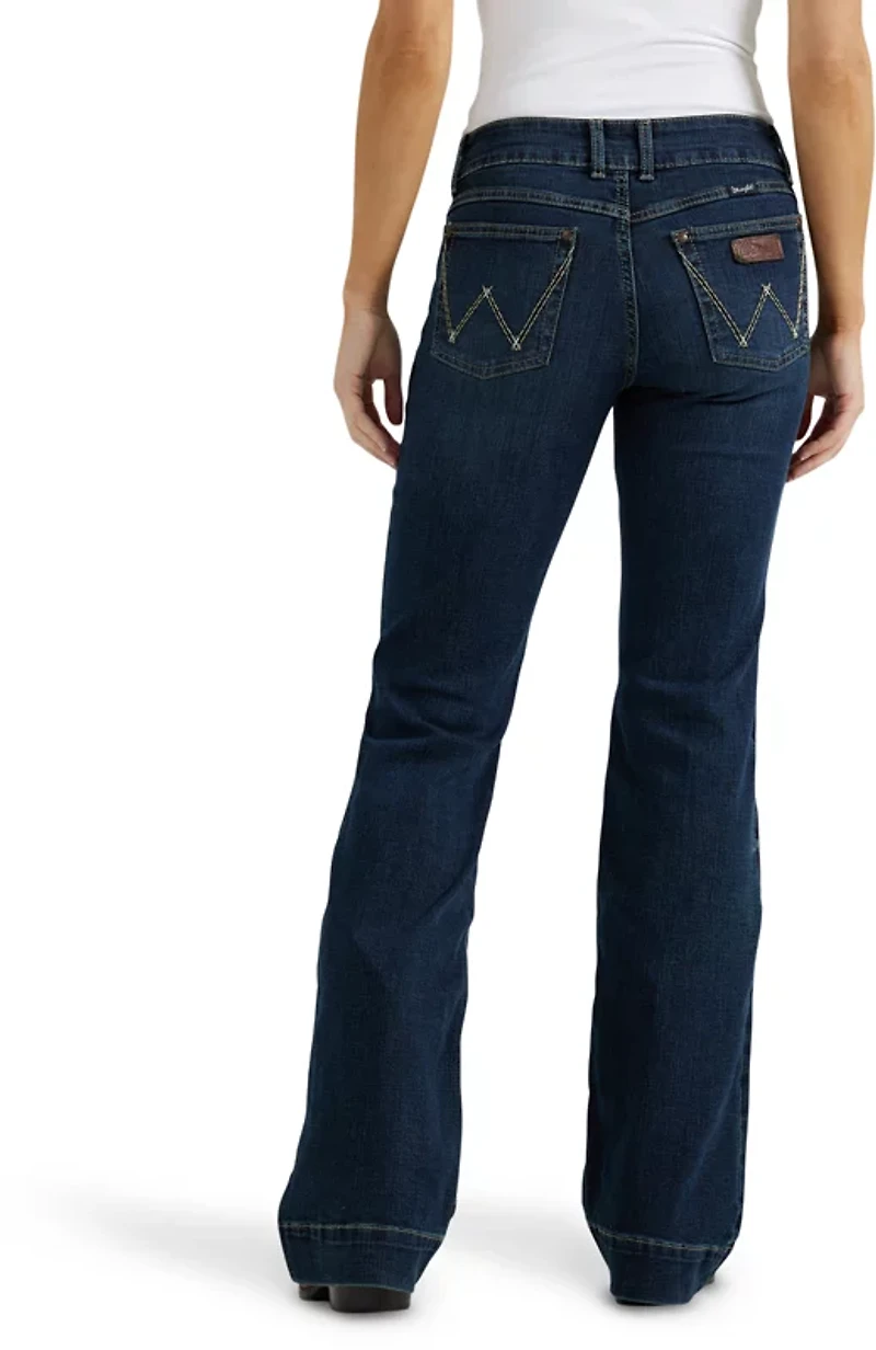Wrangler Women's Retro Mae Trouser Relaxed Fit Jeans