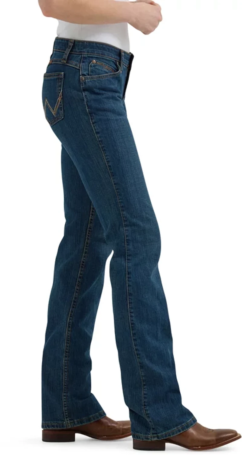 Wrangler Women's Ultimate Riding Q-Baby Mid-Rise Bootcut Jeans