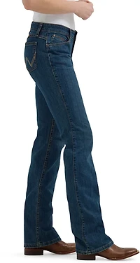 Wrangler Women's Ultimate Riding Q-Baby Mid-Rise Bootcut Jeans