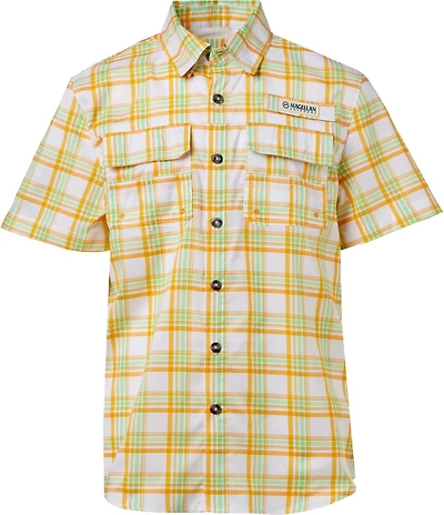 Magellan Outdoors Boys' FishGear Caddo Lake Short Sleeve Fishing Shirt