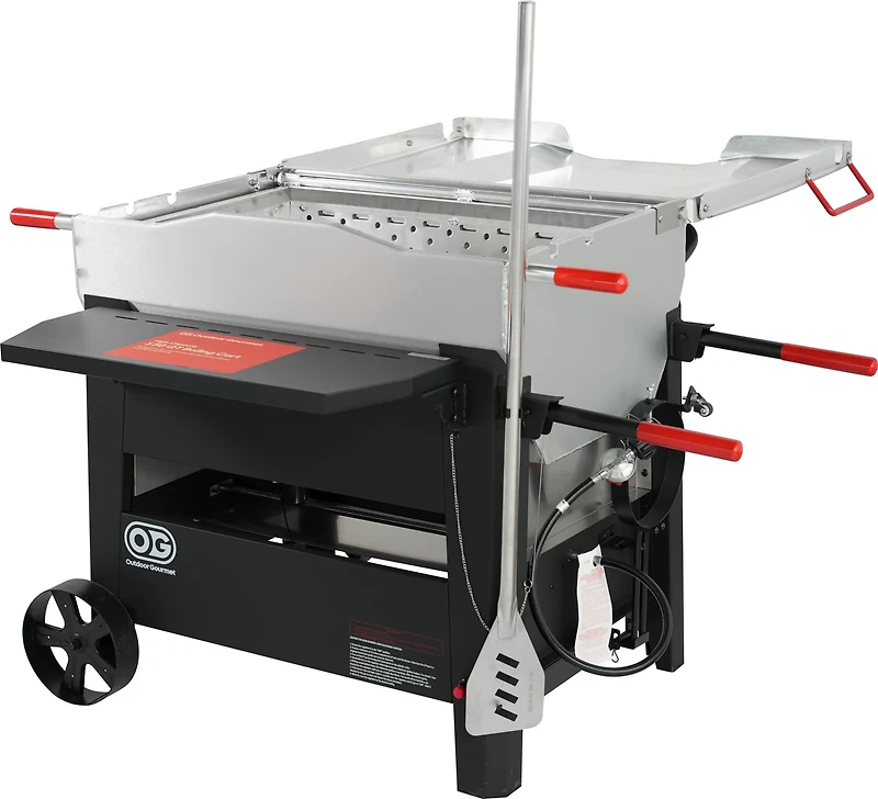 Outdoor Gourmet 150 qt Crawfish Boiling Cart w/ Stir Paddle