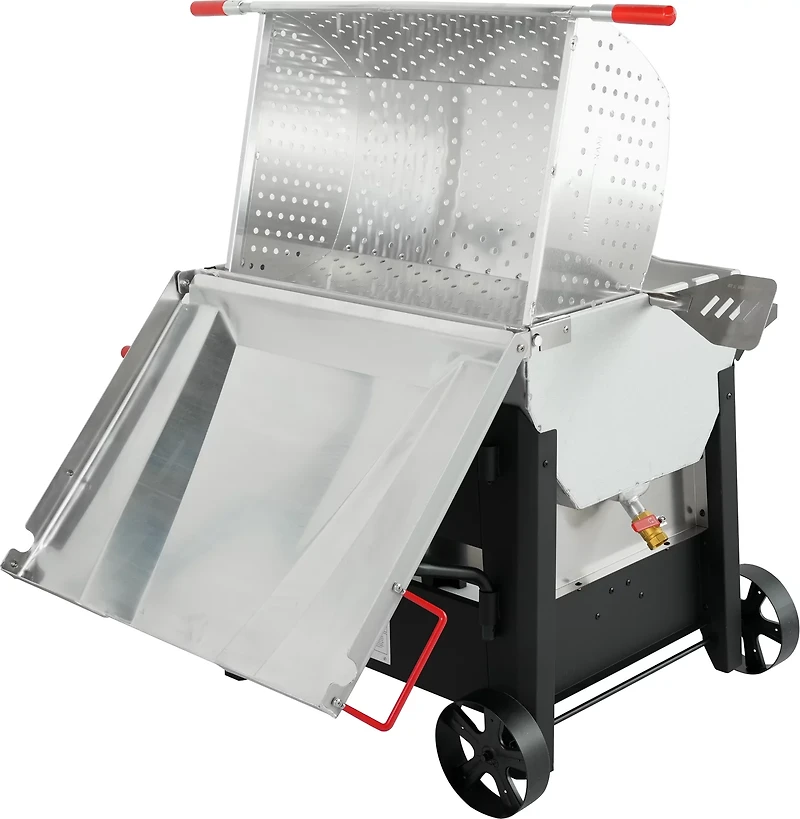 Outdoor Gourmet 150 qt Crawfish Boiling Cart w/ Stir Paddle