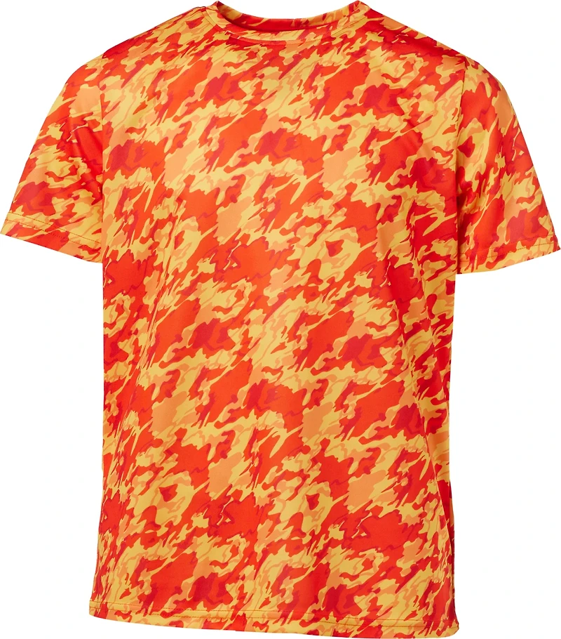BCG Boys' Turbo Liquid Camo Print Short Sleeve T-shirt