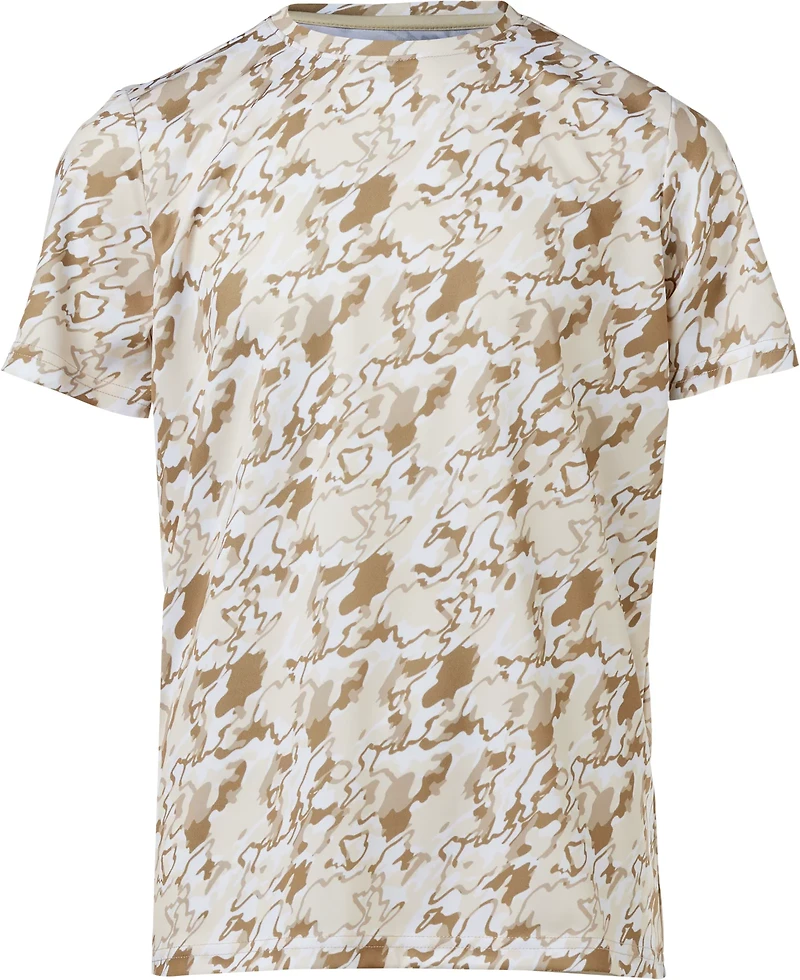 BCG Boys' Turbo Liquid Camo Print Short Sleeve T-shirt