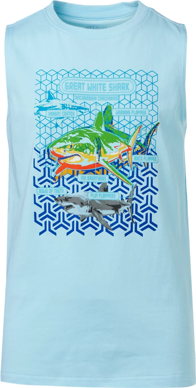 BCG Boys' Cotton #3 Graphic Tank Top