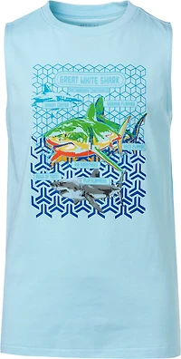 BCG Boys' Cotton #3 Graphic Tank Top