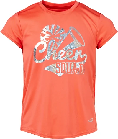 BCG Girls' Training Turbo Cheer Squad Graphic Short Sleeve T-shirt