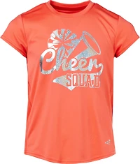 BCG Girls' Training Turbo Cheer Squad Graphic Short Sleeve T-shirt