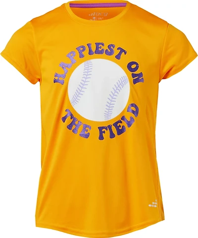 BCG Girls' Training Turbo Softball Field Graphic Short Sleeve T-shirt