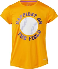 BCG Girls' Training Turbo Softball Field Graphic Short Sleeve T-shirt