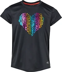 BCG Girls' Training Turbo Multi Heart T-shirt