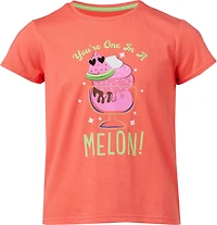 BCG Girls' Lifestyle Cotton Melon Graphic T-shirt