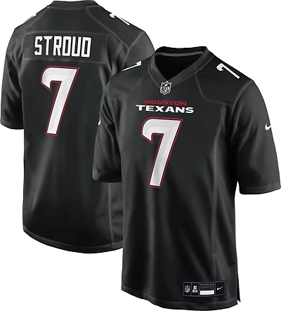 Nike Men's Houston Texans Carbon Black Fashion N&N  C.J. Stroud Jersey